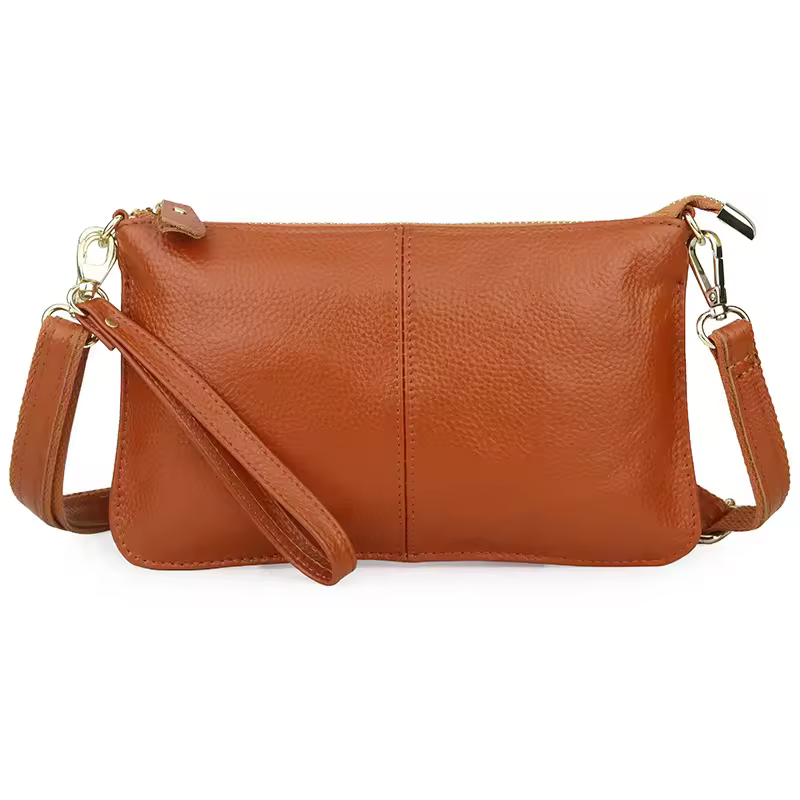 Wholesale Handbag Luxury Ladies Shoulder Bag Trendy Clutch Bag Women Genuine Leather Clutch Purse