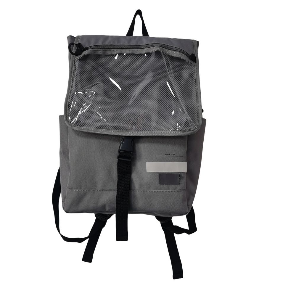 20L Eco-Friendly Expanadable Travel Backpack with Integrated Pocket in Flap