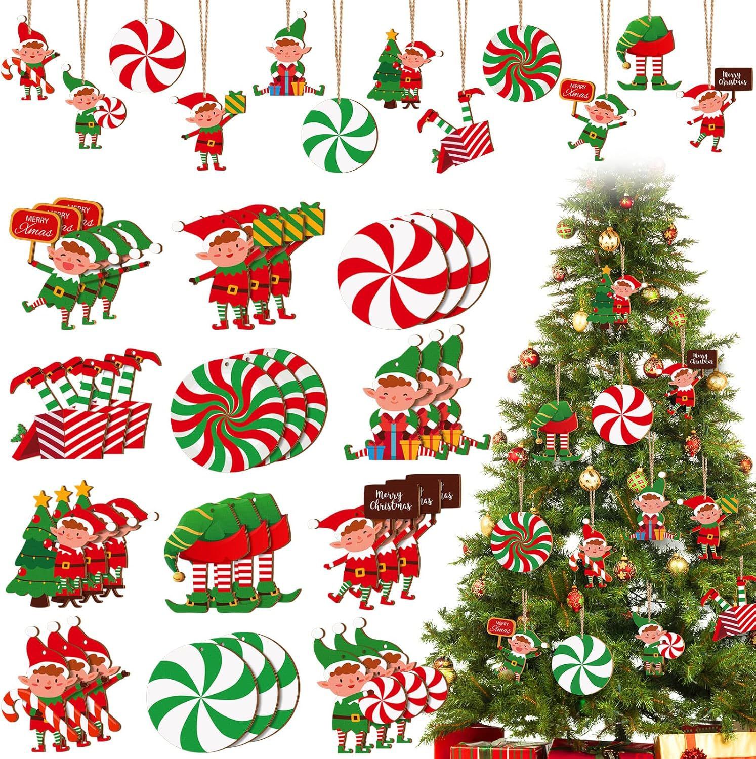 Christmas Tree Ornaments Premium Holiday Decorations for Xmas Party (Bulk Wholesale)