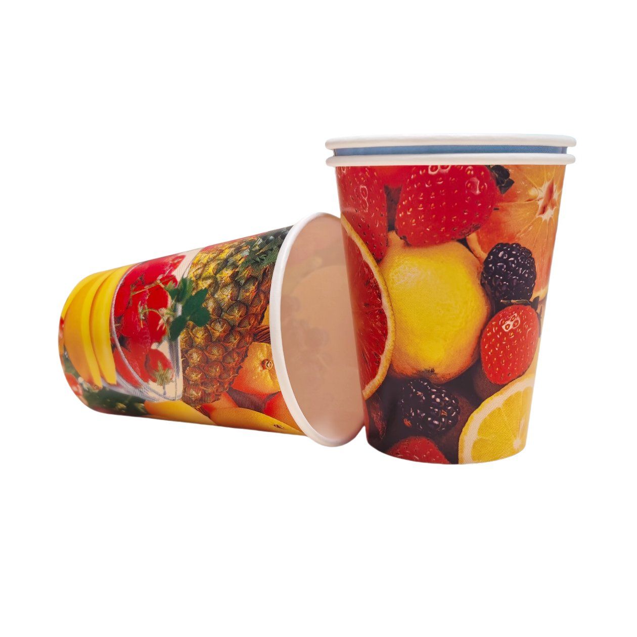 High Quality Hot Selling Cold Drinking Paper Coffee Juice Cup with Lid