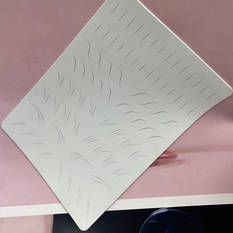 OEM Hot Sale Premium Silicone Practice Pad Double Sided Nano Brow Microshading Practice Skin for Microblading Beginner