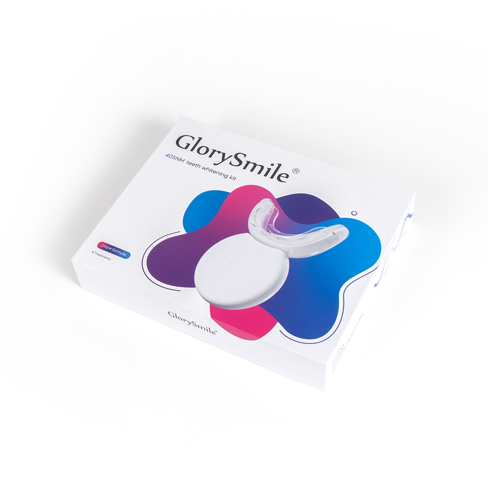 Glorysmile Pap+ Primer 405nm Violet Purple Teeth Whitening Device Kit with Case