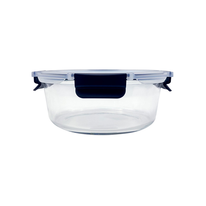 Versatile 640ml Glass Food Container with Airtight Removable Ears