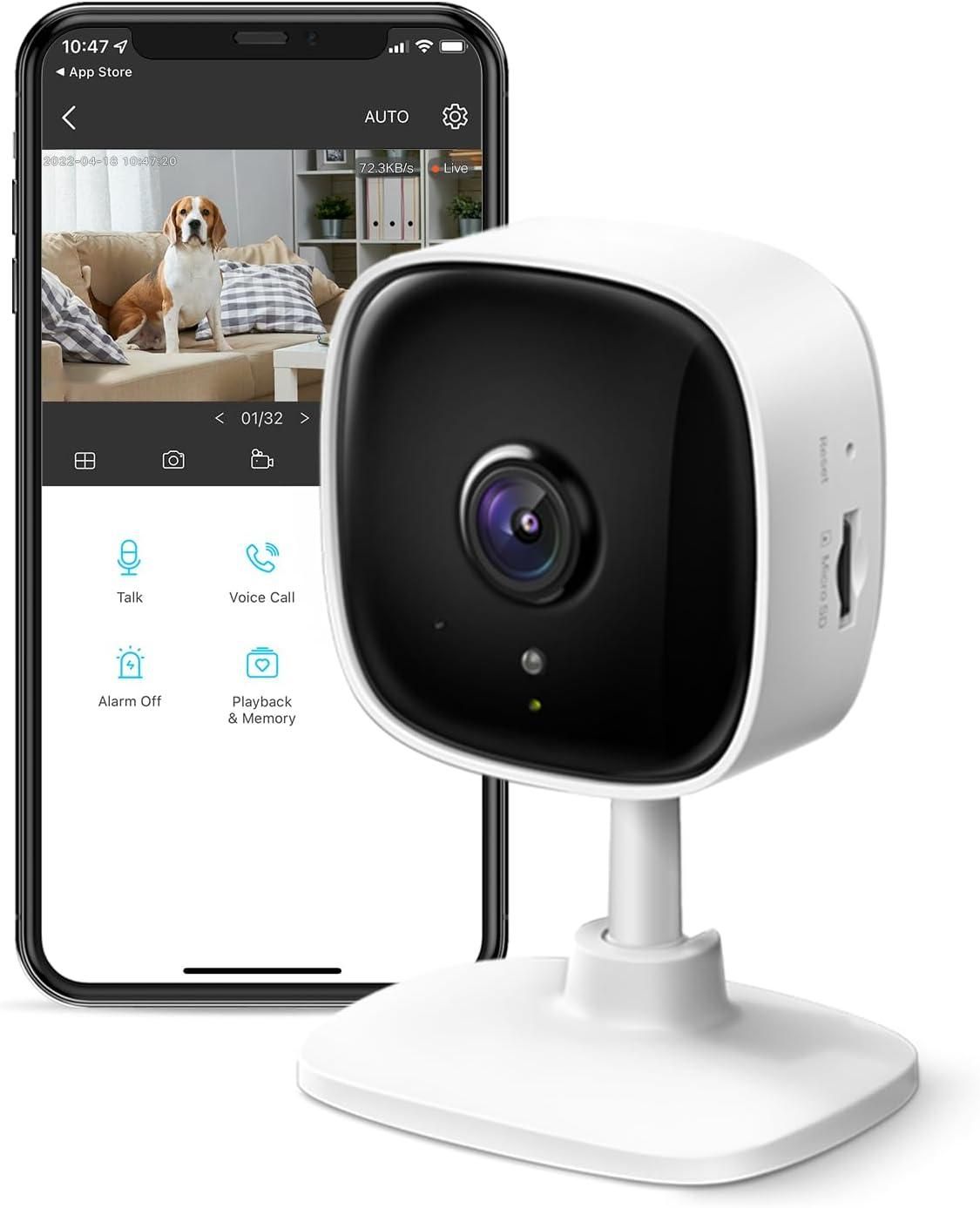 1080P Indoor Security Camera for Baby Pet Monitor