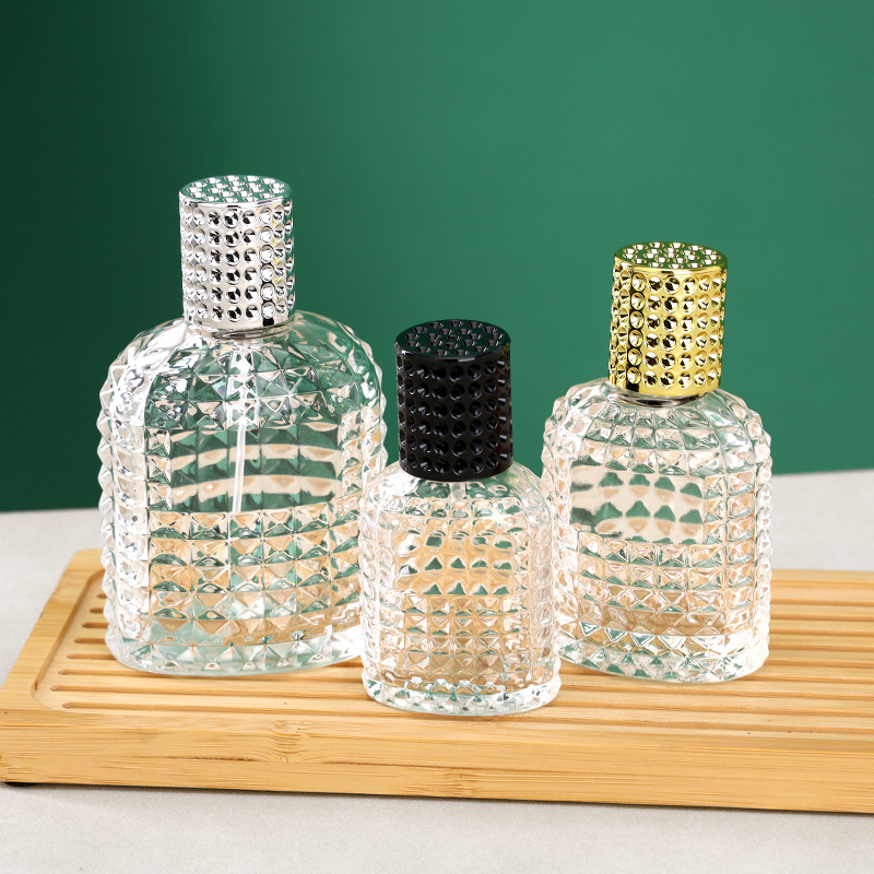 Factory Direct Sale 30 Ml 1oz 50 Ml 100 Ml Transparent Crystal Glass Perfume Spray Bottles