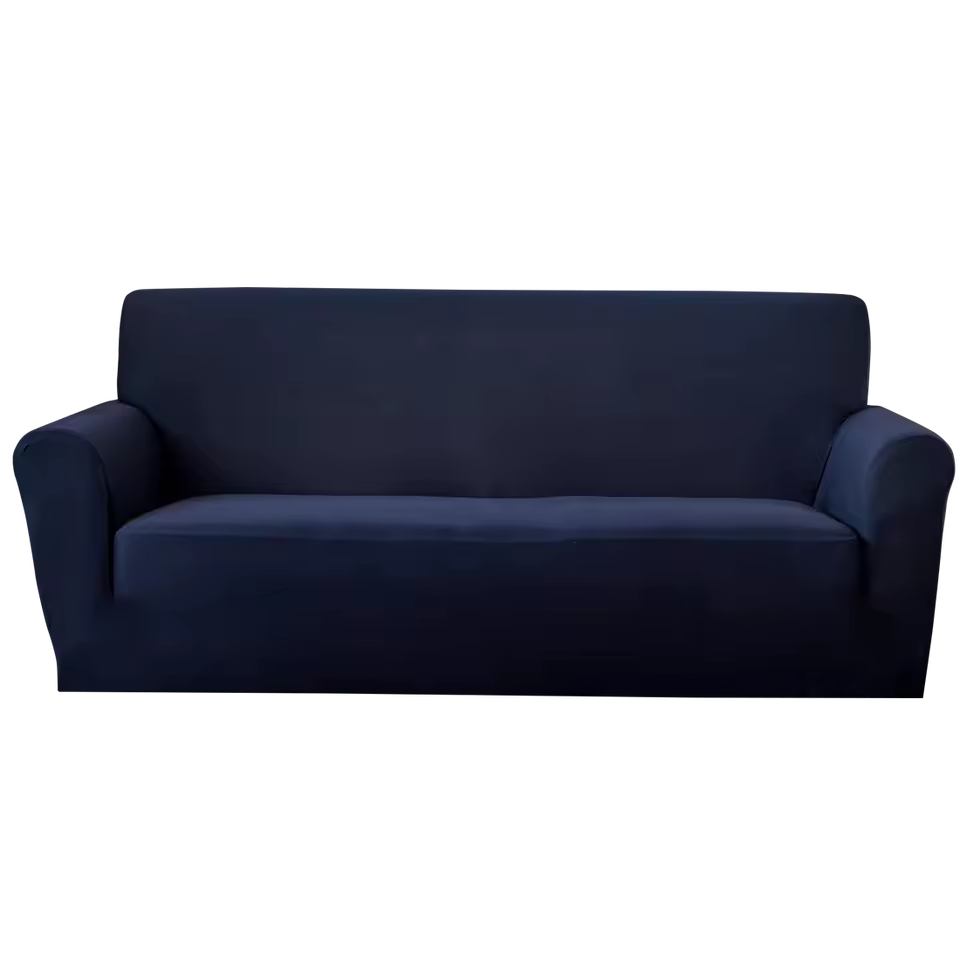 Factory Supply Elastic Stretch General Navy L-shape Sofa Covers Low Moq For Sectional Sofas Plain Style
