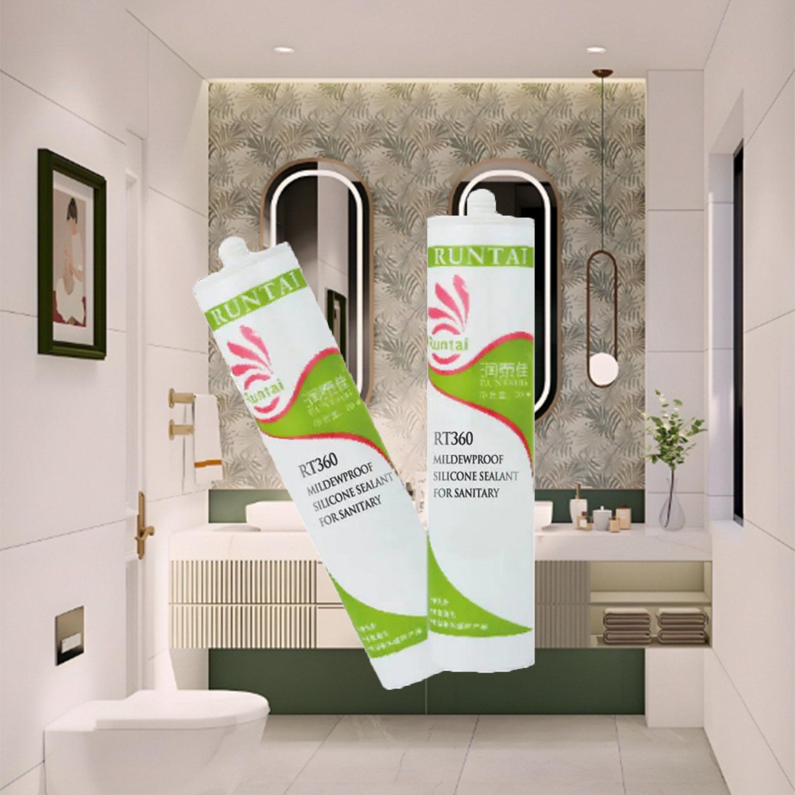 Runtai Manufacturers Direct Silicone Adhesive Neutral Mildewproof Silicone Sealant for Kitchen