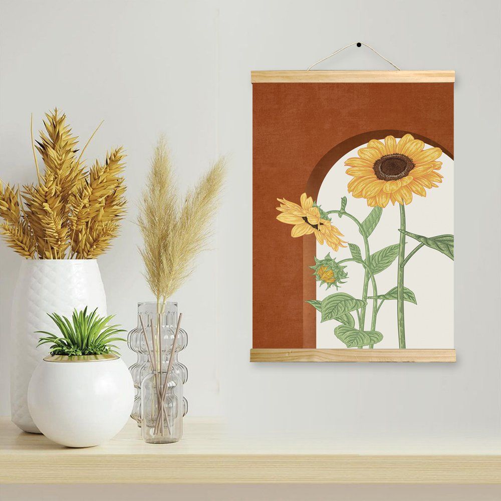 Colorful Sunflower HD Print Wall Art Home Decor Ready to Hang on Wall Hanger Poster