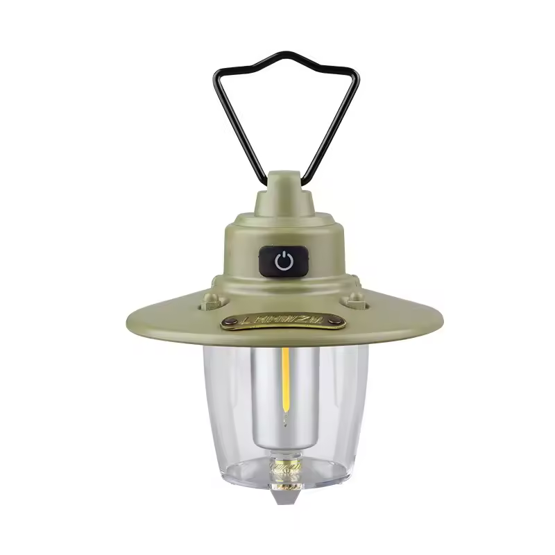 Wason New Best Selling Small Mini Portable Outdoor Camping Tent Led Lantern Classical Vintage Hanging Rechargeable Camping Light