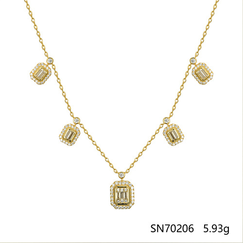 2024 Hot Sale & Popular 14K Gold/925 Sterling Silver Necklace