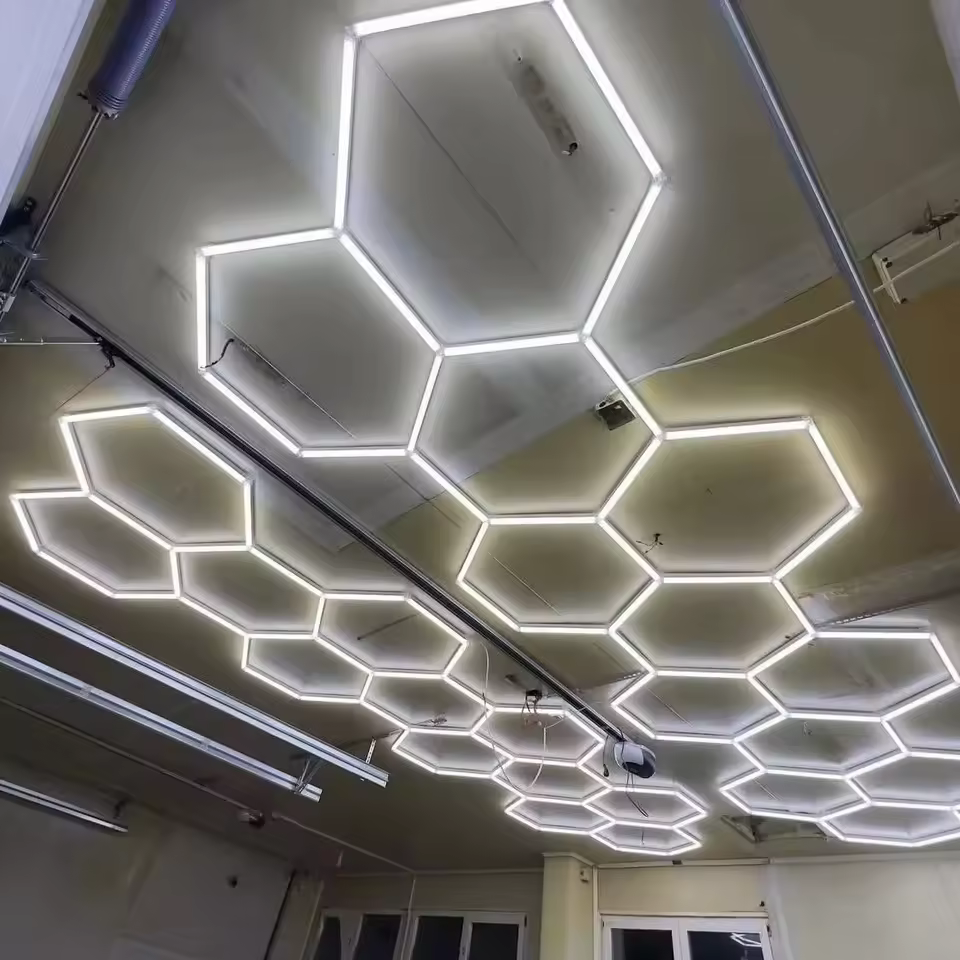 Cheap Hanging Led Hexagonal Working Light Shop Decoration Lighting Honeycomb Design Best Selling Lights