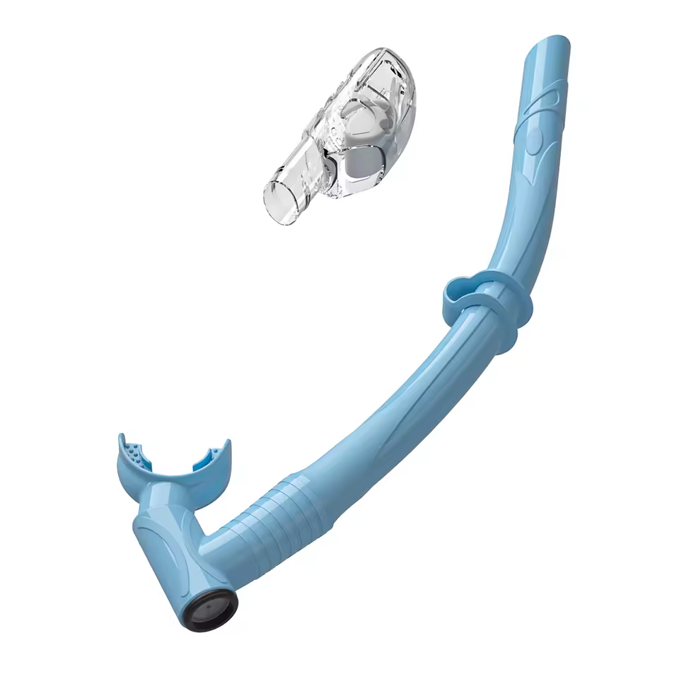 Hot Selling New Product Design Portable Full Silicone Scuba Free Diving Wet Snorkel Tube For Adult Dry Top Snorkel