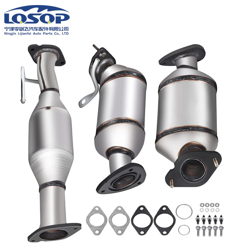 High Performance Automotive Stainless Steel Exhaust Pipe Catalytic Converter Made in China Is Suitable for Buick Enclave 3.6L