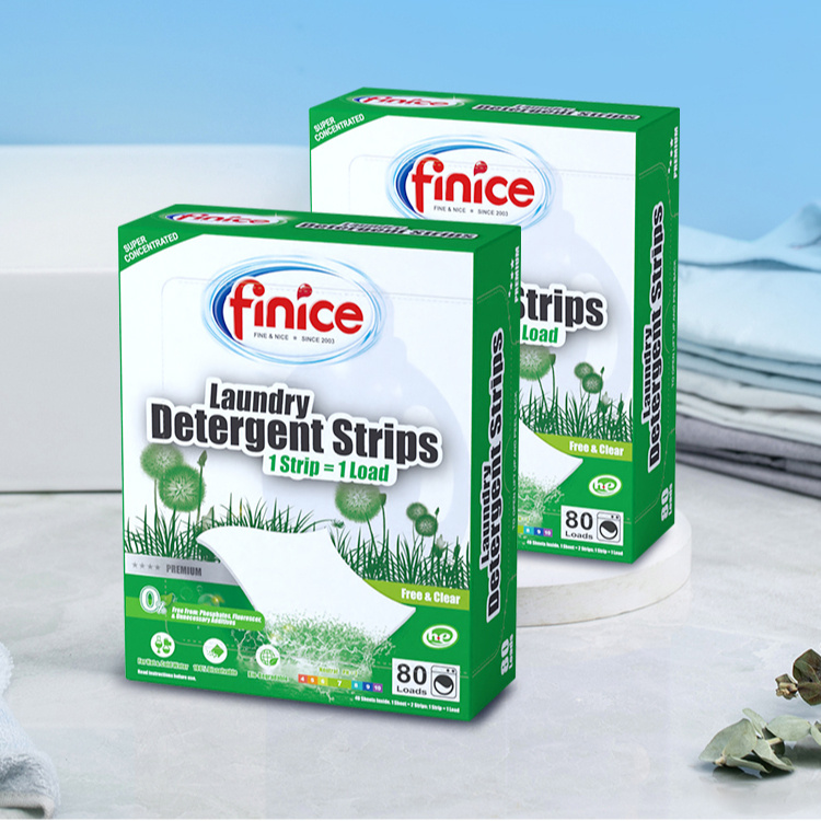 Fnc752 Laundry Detergent Soap Laundry Detergent Sheets Laundry Detergent Strips with Fragrance