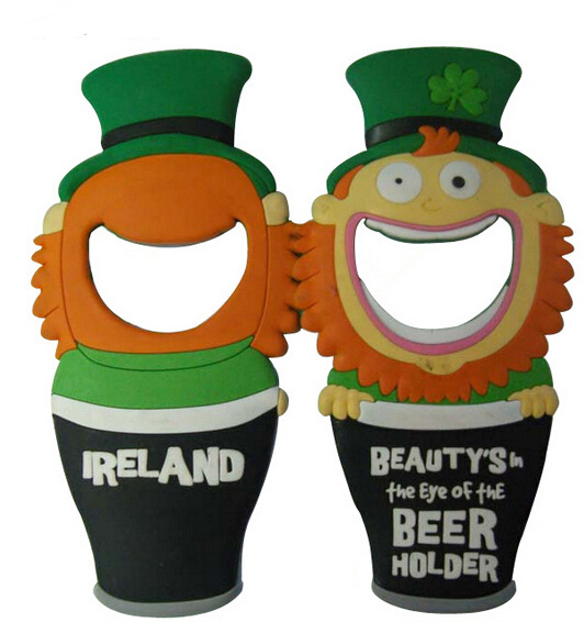 Best Sale Smile Shape Soft PVC Bottle Opener