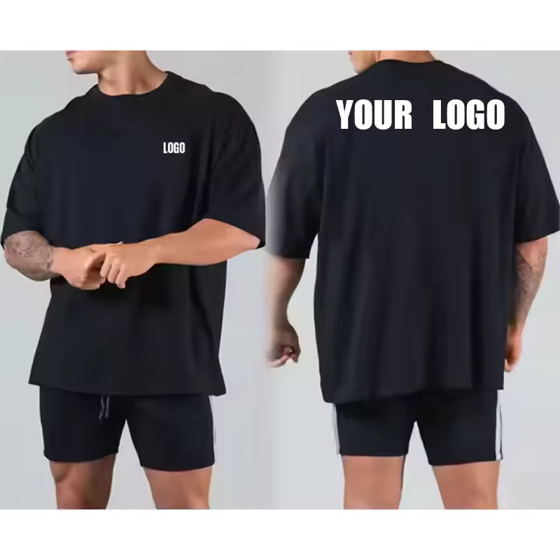 Oem 240g 280g Dropped Shoulder Cool Tees Custom Quality Streetwear Men Oversized Tshirt Best Heavyweight Cotton Men's T Shirt