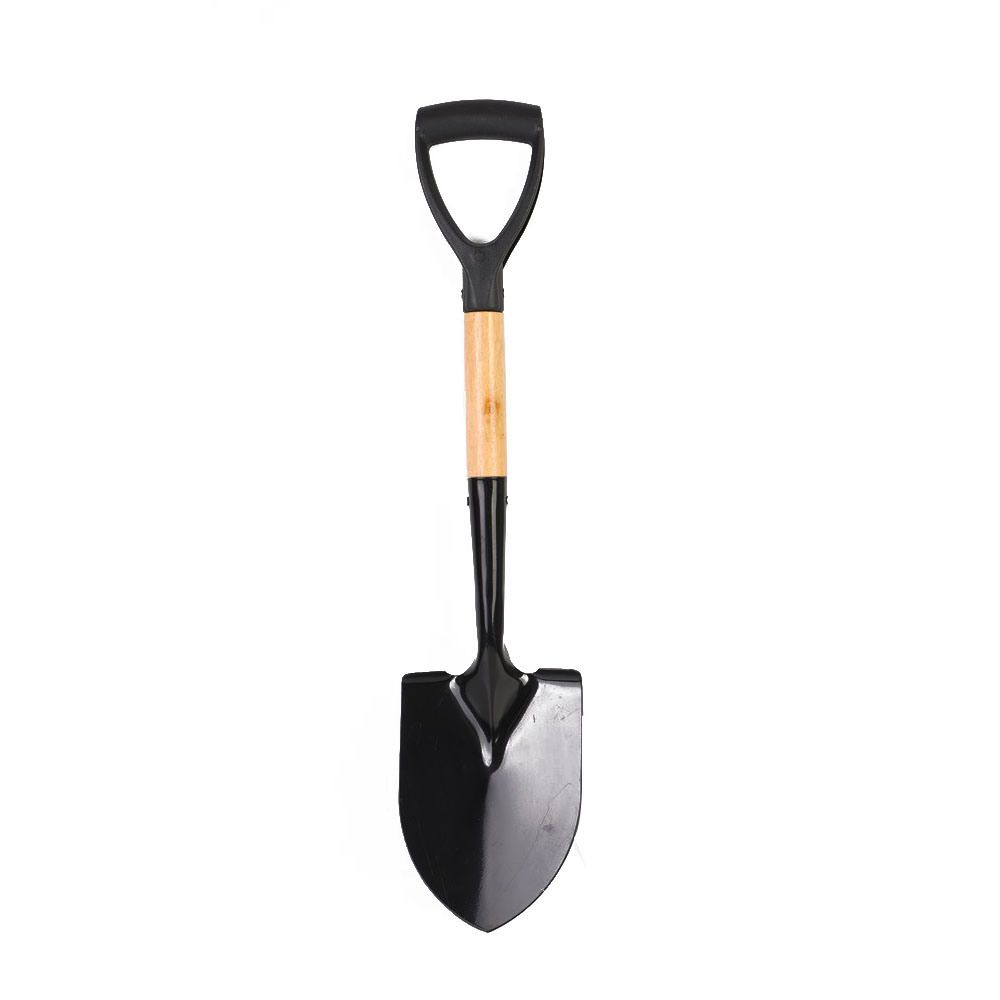 Kids Digging Tool Small Garden Shovel Plastic D-Handle Round Point Ci12065