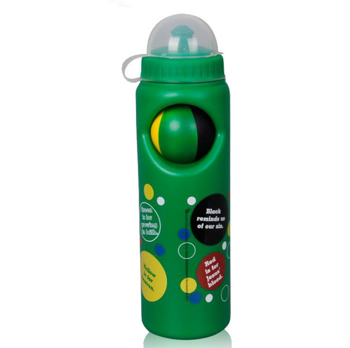 OEM Sport Water Bottle with Balls Water Kettle with Hanger for Promotion