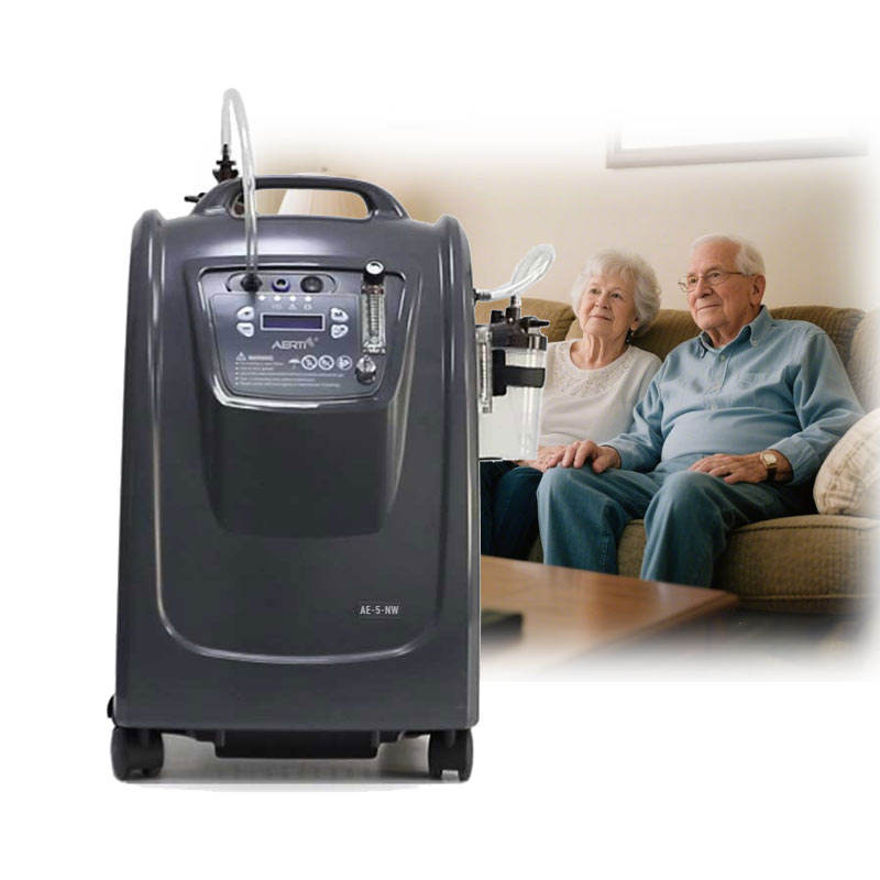 Dual Flow Medical Oxygen Equipment 5L Medical Oxygen Machine For Home On Sale
