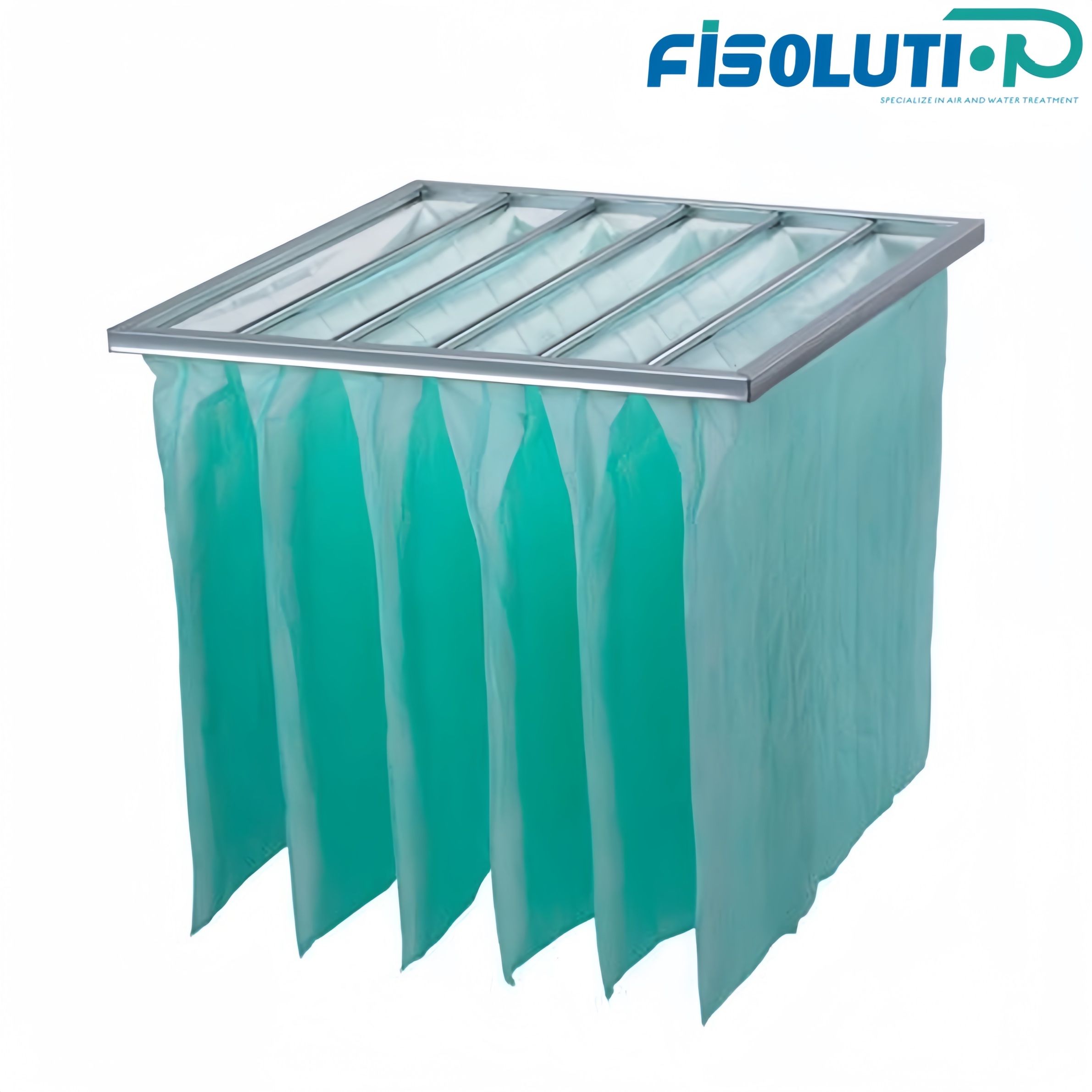 Synthetic Fiber Pleated Panel Air Filter Large Media Area High Air Flow Rates for HVAC System