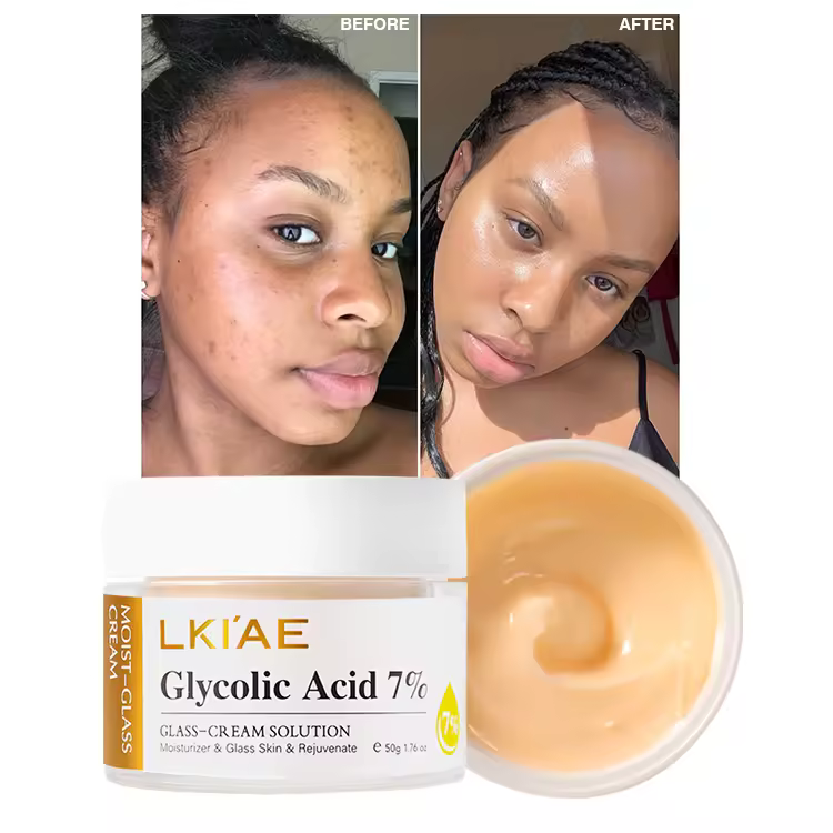 Hot Sell 7 Days Instant Whitening Melanin Glycolic Acid Pigmentation Dark Spots Removal Whitening Beauty Face Cream