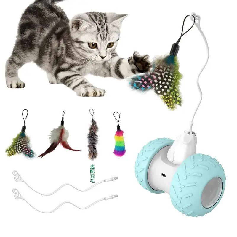 Pet Pet Supplies LED Light-up Cat Ball USB Charging Smart Cat Toy Electric Rolling Ball Barking Ball Pet Cat Dog Toys