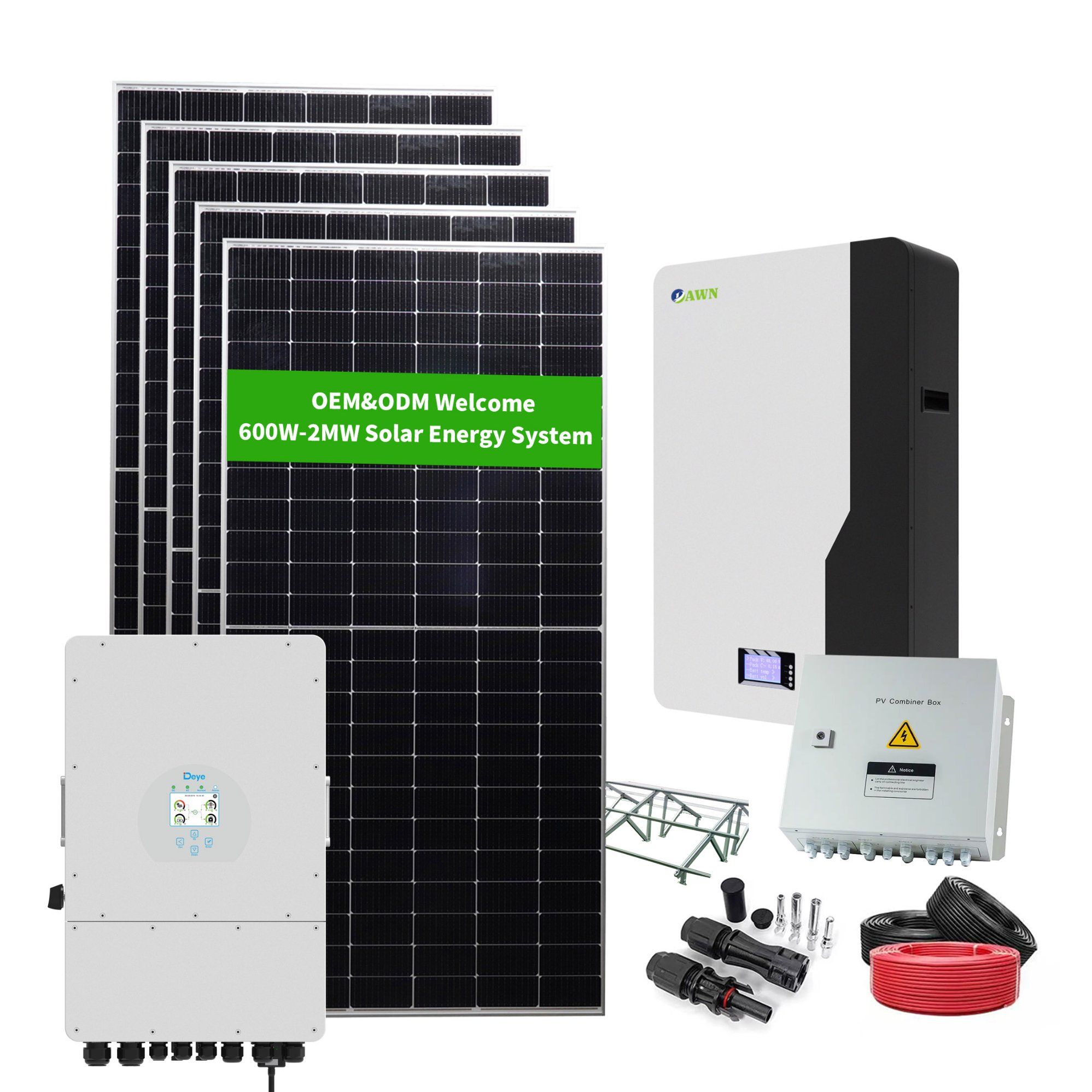 Complete Home Solar System 12kw off Grid with Mounting Brackets