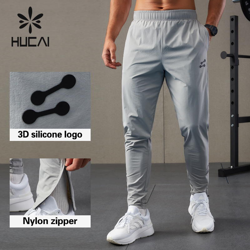 Hucai OEM Quick Drying Light Weight Sports Joggers