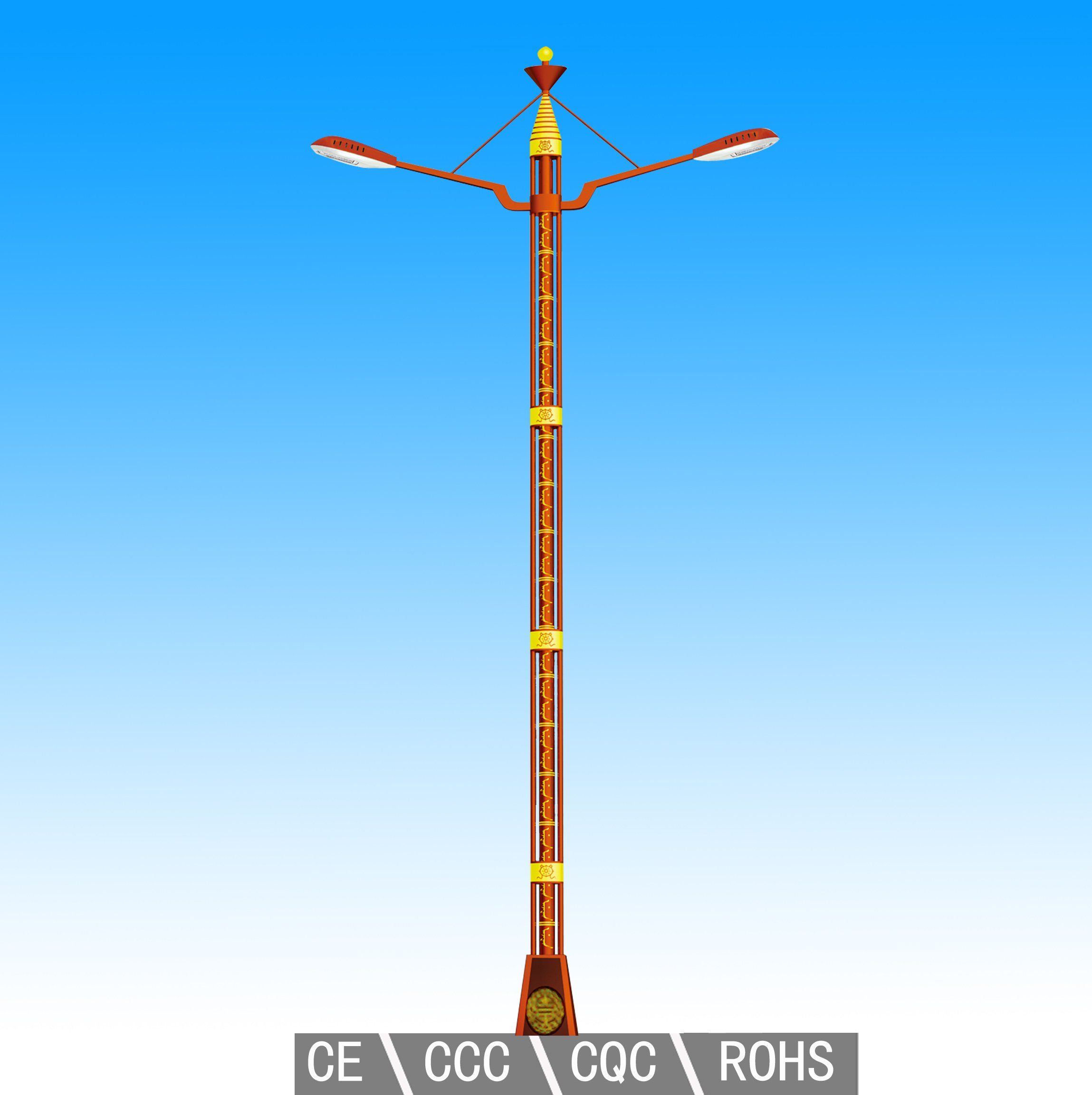 Commercial LED Street Lighting Fixture for Public Spaces