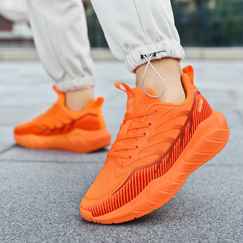 Men Size Flyknit Gym Sports Shoes Outdoor Running Sneaker Athletic Shoes