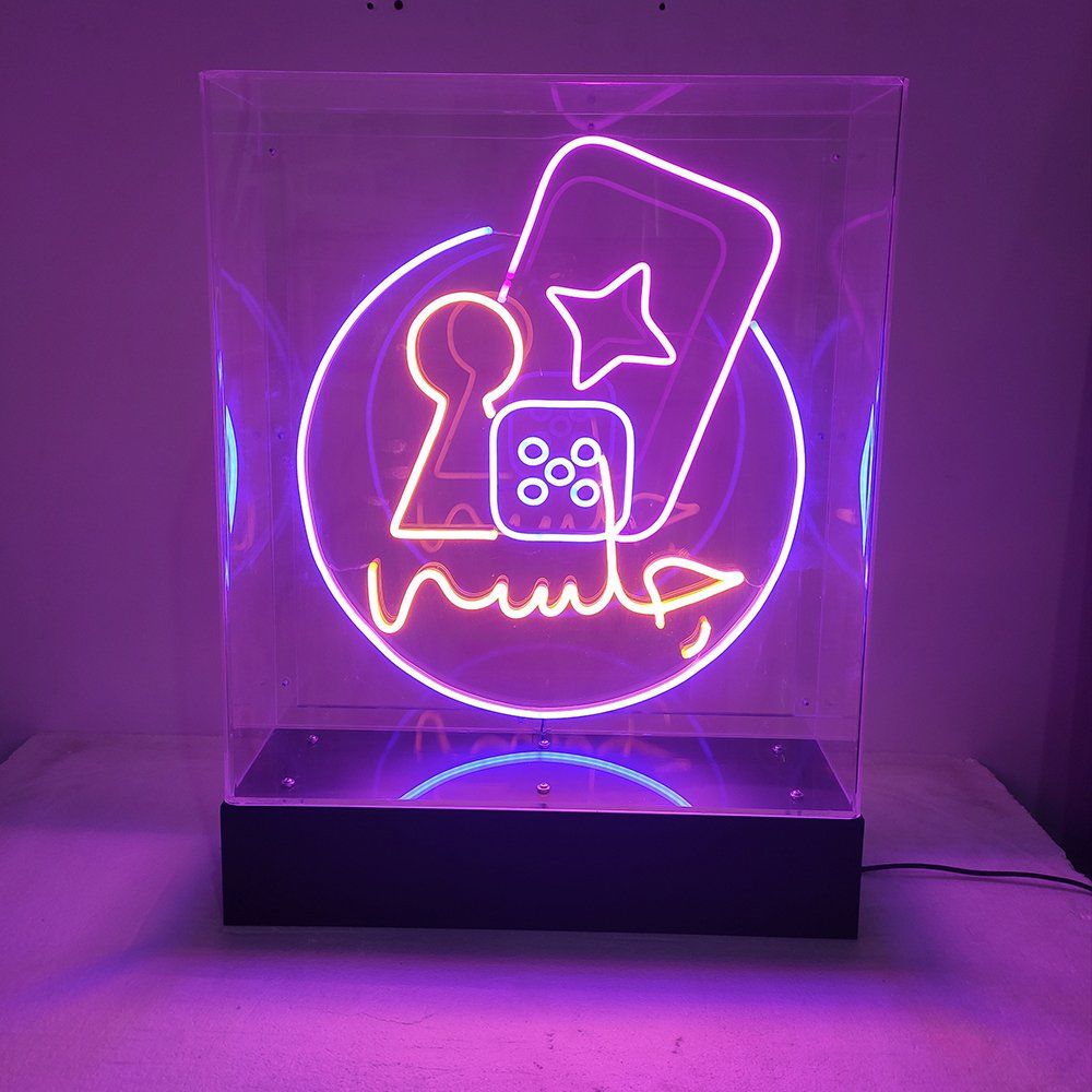 Wholesale China Factory Price Free Standing LED Acrylic Neon Sign