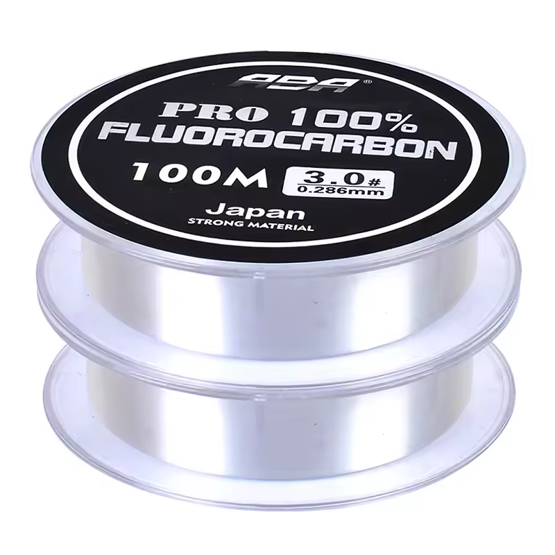 Best Strength Japan Material Stock 100 % Fluorocarbon Fishing Line 100meter