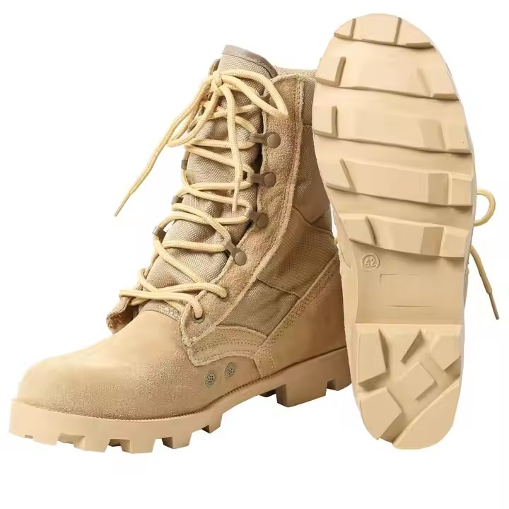 Factory Direct China Exquisite Tactical Practice Shoes Microfiber Oxford Cloth Wind God High-Top Boots