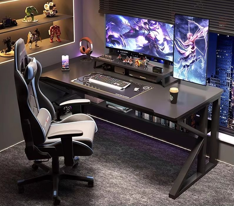 Modern Computer Gaming Desk High Quality and Durable Material for Home Office Apartment Office Building Living Room