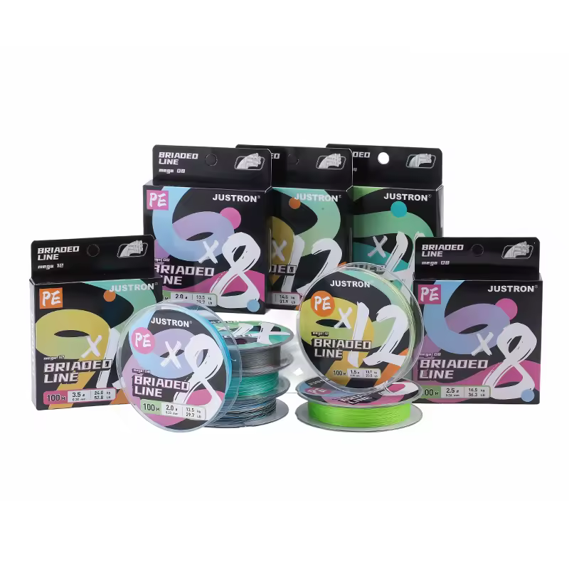 8 Strand Pe Braided Fishing Line Smooth Coating Custom 100m Low Moq Wholesale Fishing Line