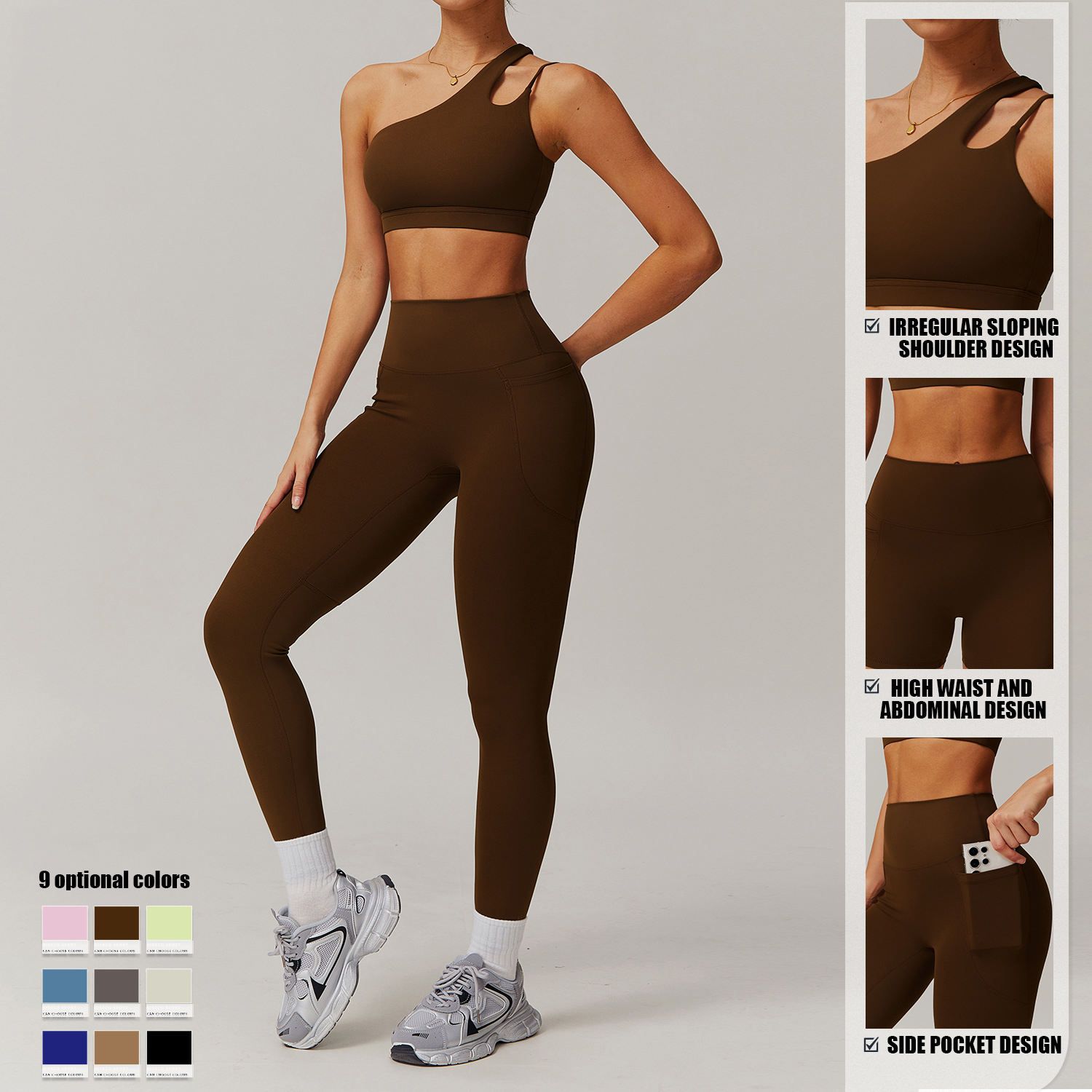 Wholesales Gym Fitness Yoga Sets Women Yoga Leggings Workout Sport Wear