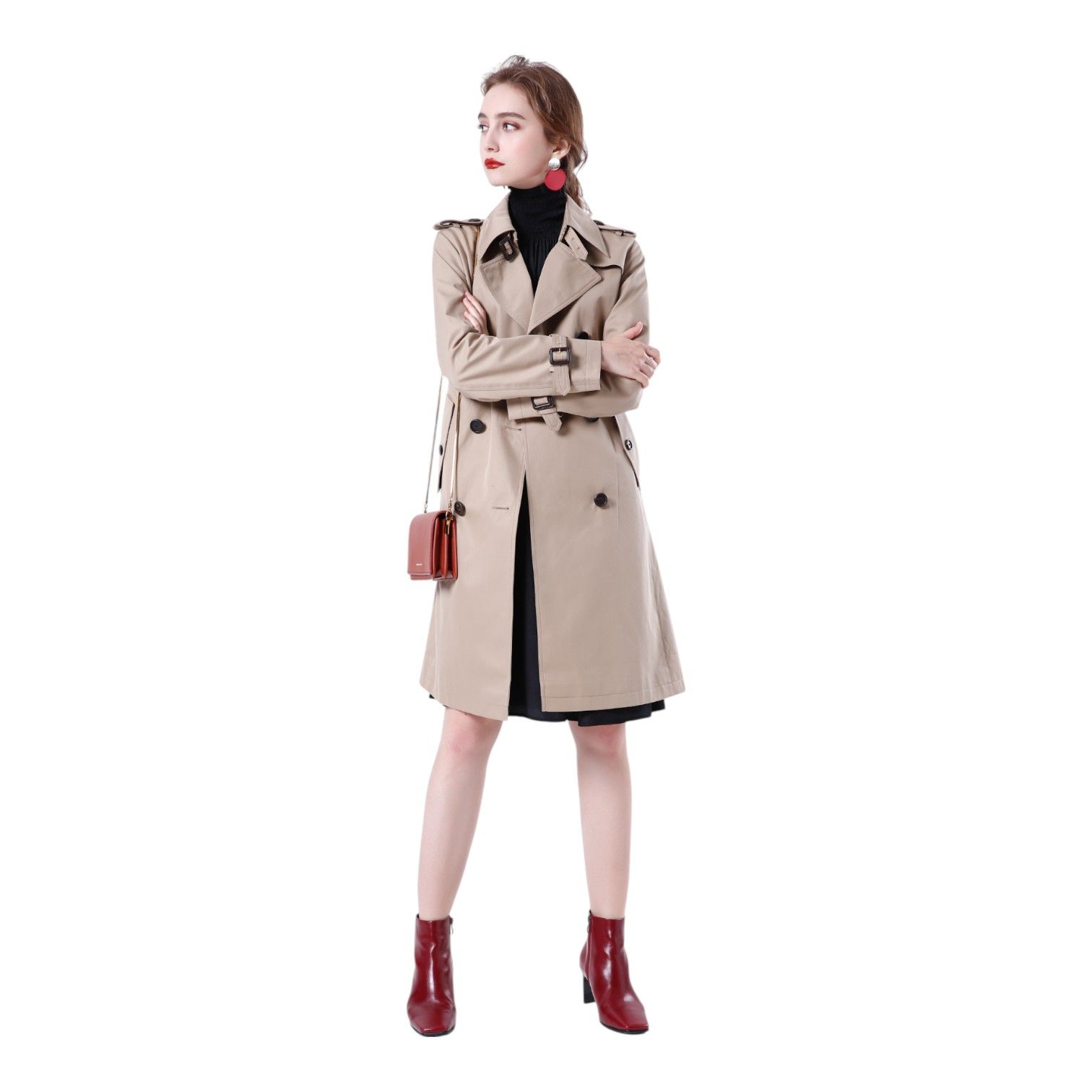 Relaxed Tailoring Offering Comfortable Fashion and a Modern Fit Made to Measure Women Trench Coat