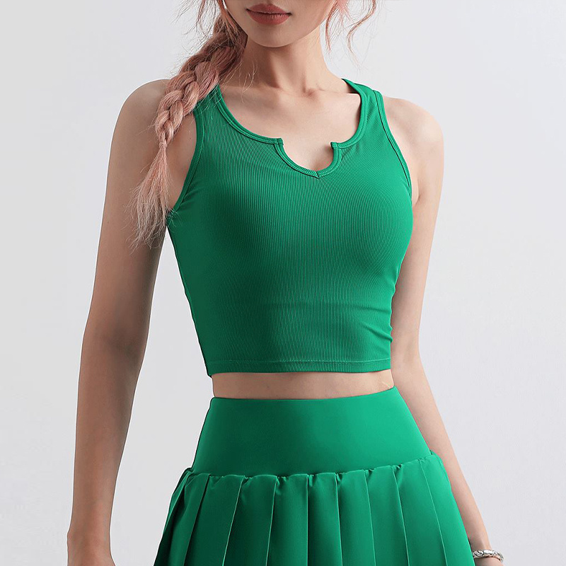 Women Running Lulu Sports Vest Breathable Fitness Clothes Quick Drying Yoga Top