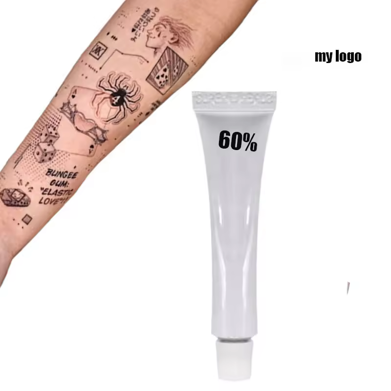 2025 Global Best Seller Free Samples 60% Tattoo White Cream Professional Colored Pencils & Practice Skin Wholesale Bulk Order
