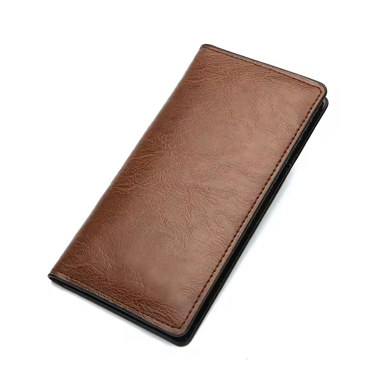 Low Moq High Quality Pu Leather Classic Man Wallet Leather Slim Card Purse Men Money Wallets