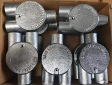 BS4568/En61386 Y Box Circular Boxes Steel Conduit Boxes 20mm Malleable Iron