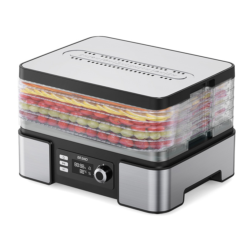 Food Dehydrator with Timer 1-24h 35-70°C 12L Capacity