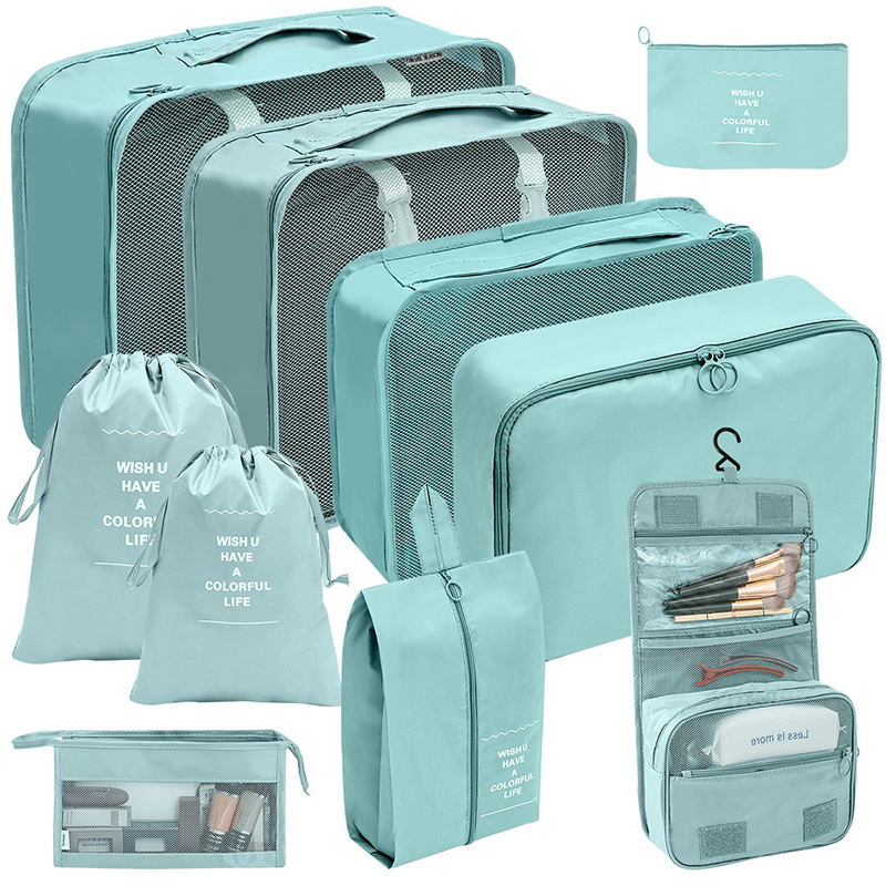 Hot Selling Luggage Organizer Bags Set 10PCS Packing Cubes for Travel