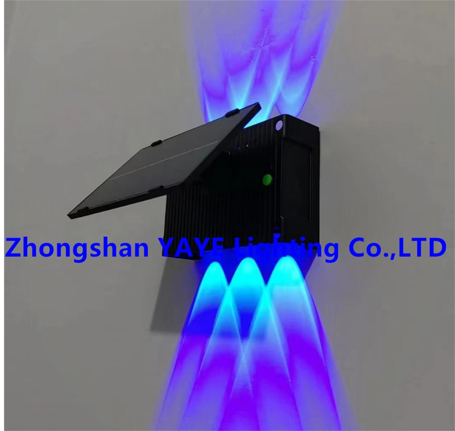 Yaye 2024 Hottest Sell ABS 20W Outdoor Waterproof Solar LED Wall Garden Park Light Best Factory: Zhongshan Yaye Lighting Co., Ltd