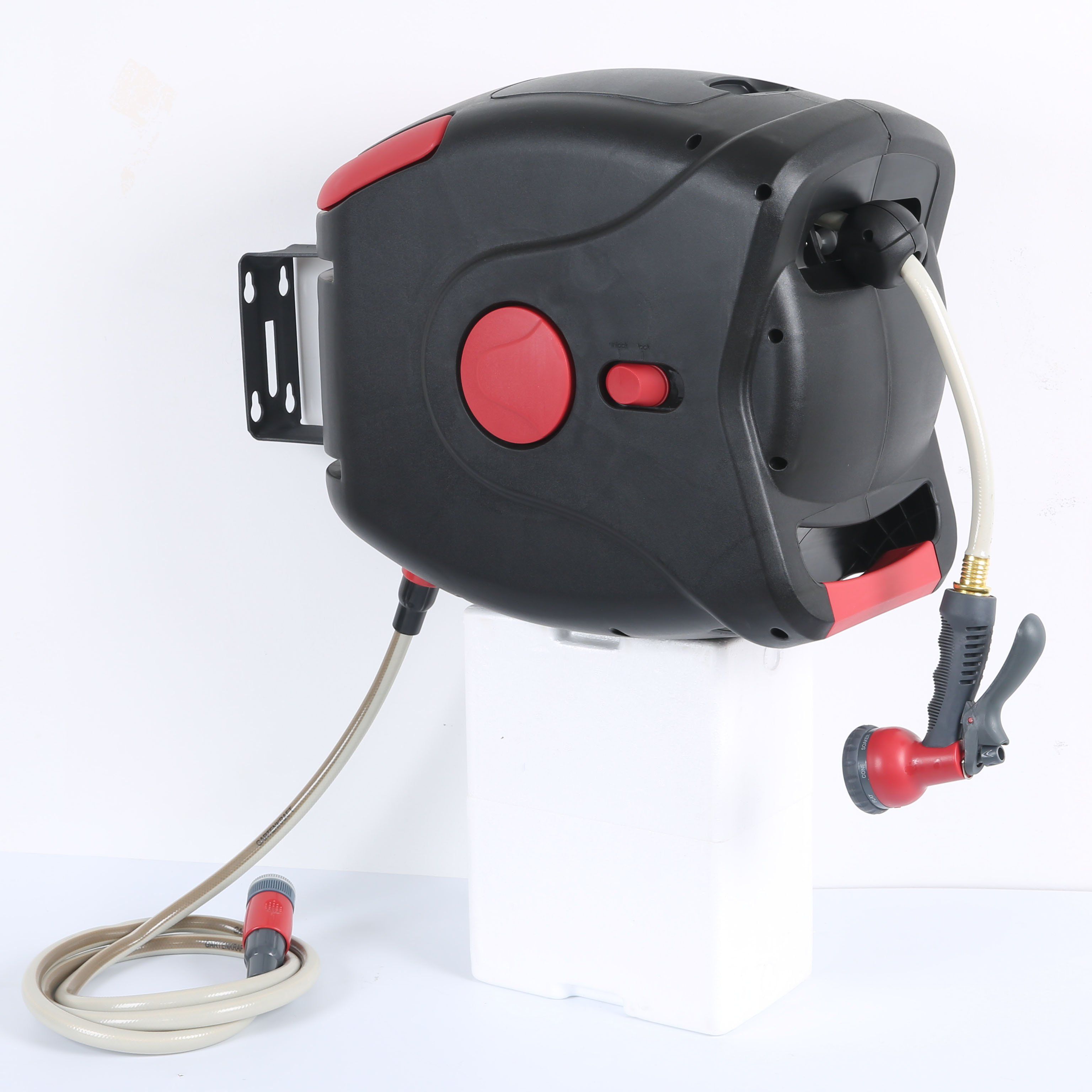 Swiveling Individually Adjustable 50FT Hose Reel Box