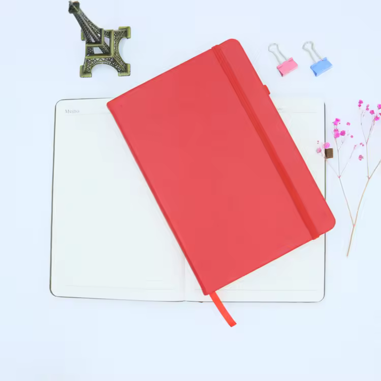 Oem School Pu Travel Journal 2024 Custom Planner Printing Genuine Leather A5 Hardcover Sewing Binding Gift Notebook