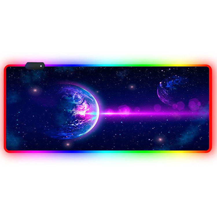 Hot Sale Ce Certified Smoothly Surface Extra Large Rgb Led Lighting Gaming Mouse Pad