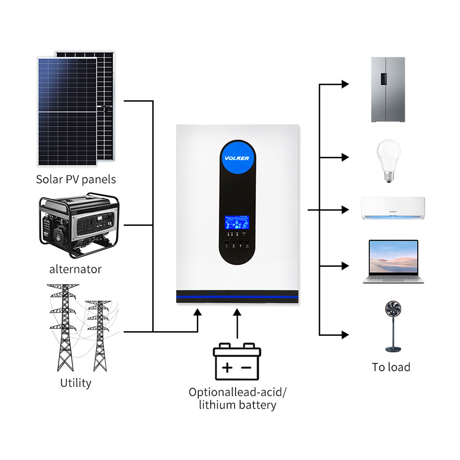 Supplier Hybrid PV off Grid Solar Inverter for Home