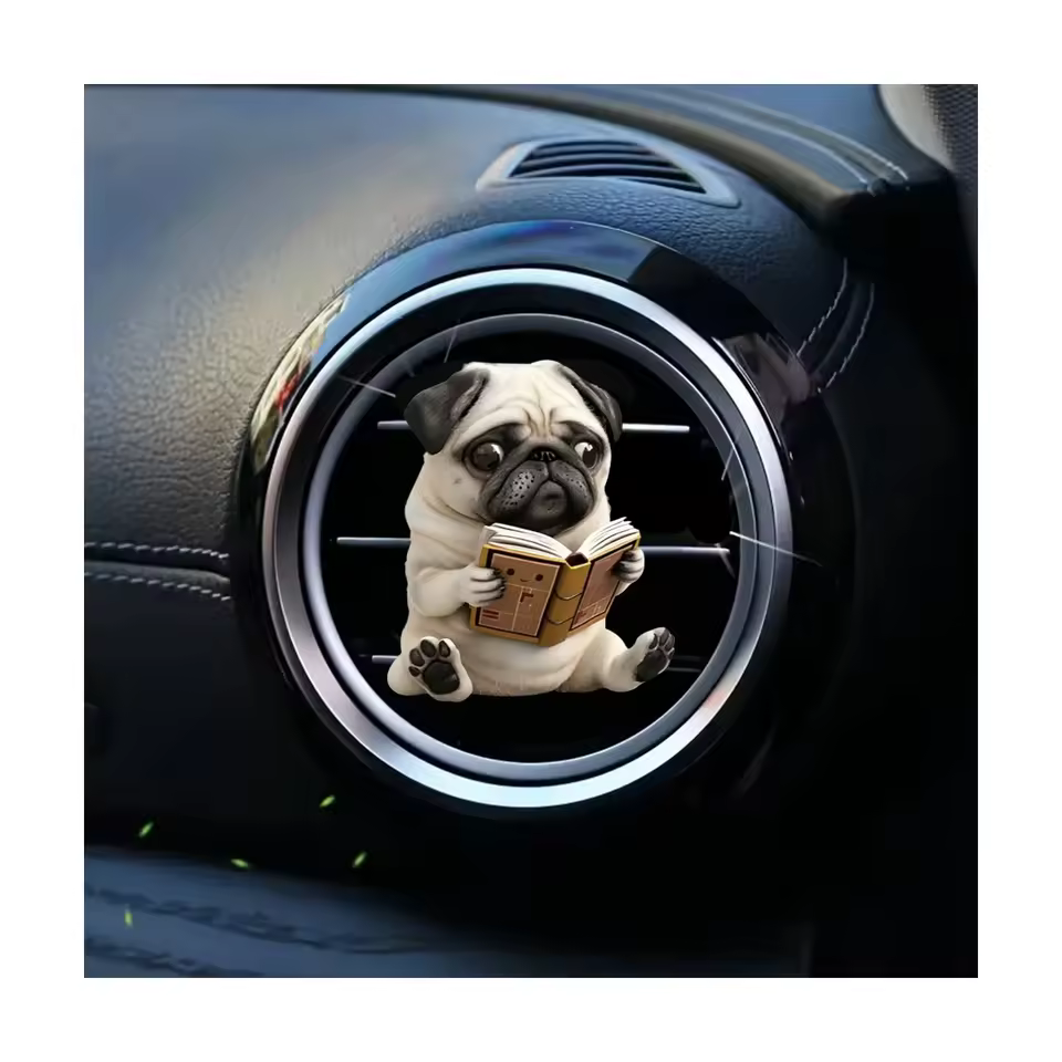 100pcs 2d Acrylic Animal Air Vent Clips Car Aromatherapy Diffuser Cute Pet Lover Air Freshener For Auto Interior Accessories
