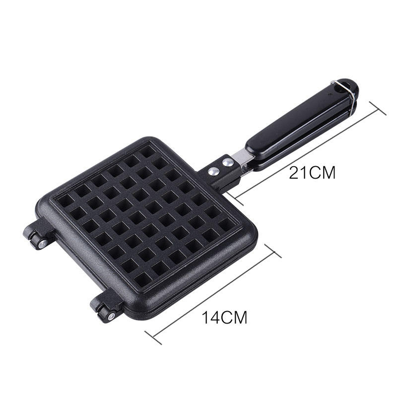 Hot Sale Classic Style Iron Square Round Aluminum Gas Furnace Baking Pan Mould Waffle Mold and Skillets Frying Pan for Frying for Cooking
